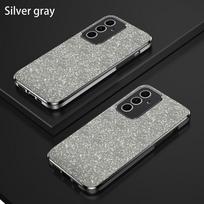 Prabangus gradiento blizgus padengtas dėklas, skirtas Samsung Galaxy A54 A34 A24 A14 A15 A05 A04 A53 A52 A23 A13 silikoninis apsauginis galinis dangtelis Samsung Galaxy S20 pilka