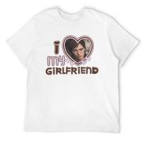 Ellie Williams I Love Girlfriends T-Shirt graphic t shirt vintage quick-drying summer tops basketball graphic tees mens t shirt S gray