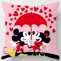 Disney Mickey Mouse Minnie Mouse Pillowcase Anime Figure Cushion Cover Toys Pillow Cases Home Decoration Gift 45x45cm 40cmx40cm