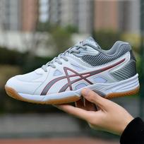 Professional volleyball shoes men's breathable badminton shoes women's table tennis shoes shock absorption training competition shoes sports 36