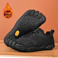 Five-Finger Winter Yoga Shoes: Non-slip, Wear-resistant with Hallux Valgus Toe Separator for Women and Men. 42