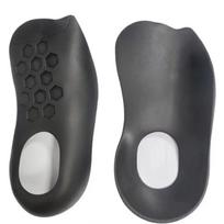 Plantar Orthotic Insoles For Correcting Foot Varus And Valgus One Size juoda