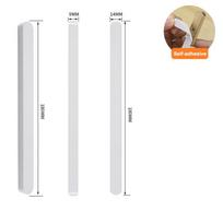 Self-adhesive Stick On Sliding Door Handles 7 Inch Aluminium Alloy Drawer Pulls Punch-free Multifunctional Adhesive Handles