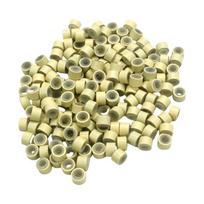500pcs Silicone Lined Mini Hair Extension Beads Aluminum Links for Secure Attachment Rust Resistant Hair Rings auksas