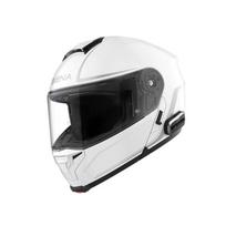 SENA OUTRUSH 2 Smart Flip-Up Helmet with Mesh Communication, Glossy White, L