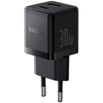 Baseus Palm Fast Charger USB-A + USB-C 30W / black