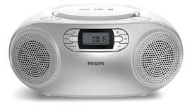 PHILIPS TAZ2000S/10 portable CD player with FM radio, silver (TAZ2000S/10)