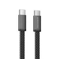 Borofone BX124 Peace data transfer and charging cable | USB-C to USB-C | PD | 60W | 1m | black