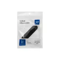 Blue Star PJ-OCZ23 silicone self-adhesive organizer for 4 cables - black (1 pc.)