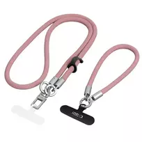Tech-Protect C10S ROPE CROSSBODY  AND  WRIST DUSTY ROSE/TITANIUM