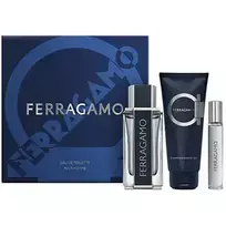 Ferragamo Salvatore for Men Gift Set: EDT 100 ml, shower gel and shampoo 100 ml, and EDT miniature 15 ml 100ml