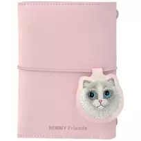 Nimmy Notebook + pen Set 2-in-1 New Big-Eye Cute Pets 2.0 Cat pink