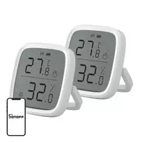 Sonoff ZigBee SNZB-02D Temperature and Humidity Sensor, 2-Pack