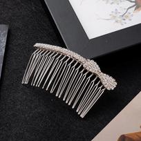Rhinestones Insert Comb Clip Pearl Tiaras Women Miraculous Crystal Hair Clip Girl Party Hair Jewelry Wedding Hair Accessories
