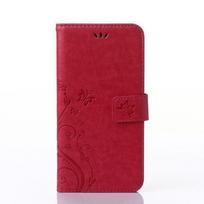 Fashion Wallet Women Phone Case Cards Holder Stand Flip Cover For Apple Iphone Red,For iphone 5/5S
