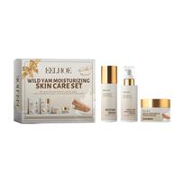 EELHOE Wild Yam Moisturizing Skin Care Set Hydrating and Nourishing Skin Care Cream and Lotion Refreshing and Non-Greasy