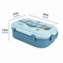 304 Stainless Steel Leakproof Lunch Box With Soup Bowl Lunch Box Insulated Lunch Box  For Office mėlyna