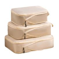 3 pcs/set Large Capacity Travel Compression Packing Cubes  Seasonal Storage