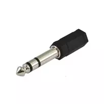 SSQ HA1 SS-1820 Adapter Jack Stereo 3.5 mm Female - Jack Stereo 6.3 mm Male Black