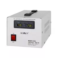 KEMOT MSER-500 automatinis įtampos stabilizatorius (500 VA, servovariklis)