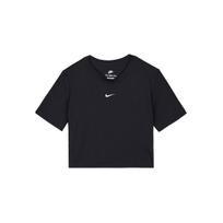 Nike Sportswear Essential Cropped Round-Neck Short-Sleeve T-Shirt Women tops Black DD1329-010 XS