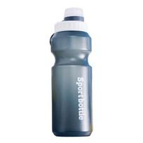 750 ml sportinis vandens butelis be BPA didelės talpos nešiojamasis dviračių vandens butelis, skirtas bėgimui lauke pilka