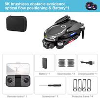LYZRC New V888 Drone Professional 8K HD ESC Camera Brushless Optical Flow OA Aerial Photography Drone Wifi Remote Control Quadcopter Toy Kids Gift 1 Battery juoda