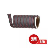 2M Black&Red Car Dashboard Door Strip Decor Molding Trim Car Accessories Universal raudona