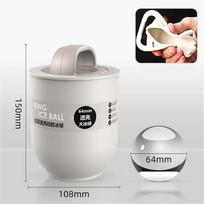 Clear Whiskey Large Ice Ball Mold No Bubbles Food Grade Ice Mold Large Round Ball Ice Tray gray