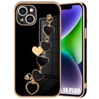 Case - Unisex - for iPhone 14 Plus - Shockproof - Scratch-Resistant - Heart Pattern