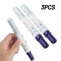 3x Flakso rašiklis Litavimo riebalai Litavimo pasta Be dervos PCB Saulės elementams 3pcs