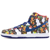 Nike SB Dunk High Concepts Ugly Christmas Sweater 2017 Skateboard Shoes 881758-446 37.5