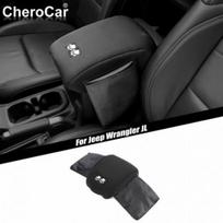 Black Center Console Trim Armrest Pad Cover For Jeep Wrangler JL JLU JT 2018-20 gray