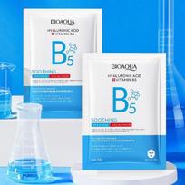 BIOAQUA - Hialurono rūgštis Vitaminas B5 Raminanti Atstatanti Veido Kaukė #Mask