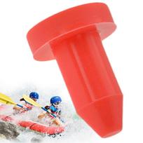 Canoe Drain Plug Silicone Kayak Scupper Plugs Multipurpose Kayak Accessories Wear-Resistant Canoe Plugs For Standard Kayak Drain raudona