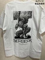 Berserk XL Stikliniai Balti Medvilniniai Marškinėliai Anime Manga Japonija Oficialūs Gerbėjų Drabužiai M