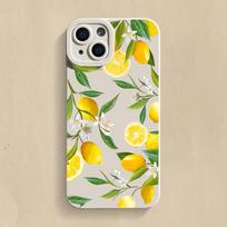 Vasarinių vaisių ir citrinos žiedų telefono dėklas, skirtas Xiaomi Poco F6 F5 X5 M6 X7 Pro Mi 15 14T 13T 12T Pro 14 13 11 Lite 5G NE, minkštas dėklas Poco F6