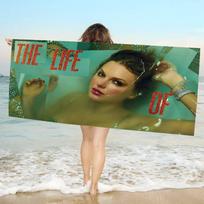 T-Taylor-SwiftS Singer Microfiber Blanket Quick Drying Beach Towels Oversized Printing Super Absorbent Pool Towel Blanket W30*H60(CM)