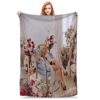 Sabrina Carpenter Man's Best Friend  Merch Blankets Super Soft Flannel  Throw Blanket Cozy Plush Thin Quilt 130x150cm