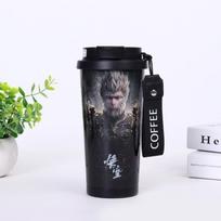Black Myth Wukong Thermos Cup 304 Stainless Steel Coffee Cup Household Good Gift Style 1