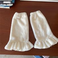 Knee Sleeve JK Leg Warmers Women Leg Warmers Korean Style Hosiery Plush Foot Sock Ruffles Leg Socks balta