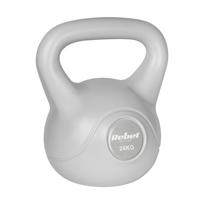 Kettlebell 24Kg Szary Kettle Hantel Odważnik Kula Do Ćwiczeń Abs Rebel