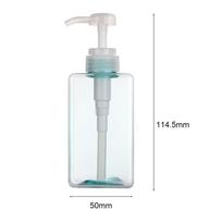 Plastic New Clear Hand Sanitizer Shower Gel Container Pump Soap Dispenser Liquid 100ml mėlyna