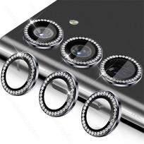 Bling 3D deimantinis metalinis fotoaparato žiedas, skirtas Samsung Galaxy A55 A35 A25 A15 A05 5G lydinio objektyvo HD grūdinto stiklo apsauginis dangtelis For Samsung A05 4G