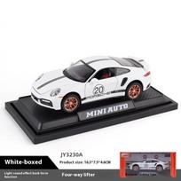 Simulation 1/32 Scale Porsche 911 Turbo S Alloy Racing Car Diecast Metal Model Children's Toy Kids Gift Birthday Present for Boys balta