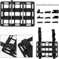 Tactical MOLLE Panel Rigid Car Headrest Shooting Gun Rifle Rack Bracket Storage