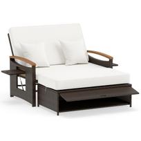 Sofa ir pufas balta