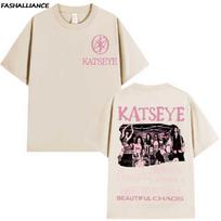 KATSEYE Kpop Beautiful Chaos T shirt for Men Women Hiphop Streetwear Oversized Tops 100 Cotton TShirt KA1 S