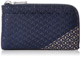 Indenya Inden Ihori 8213 Coin Made in Genuine Leather Men's Purse, Japan, mėlyna