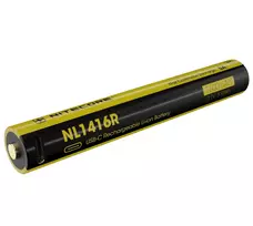 NITECORE akumuliatorius NL1416R 1600 mAh, tipas 14100, su USB-C įkrovimo lizdu